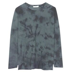 $109 Ragdoll Tee Shirt Tie Dye Long Sleeve Top Medium 6 Cotton Embroidered X's